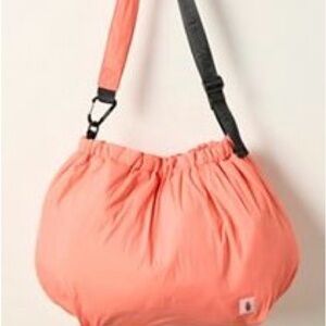 NWT Free People Movement Rest Day CarryAll Bag in Coral Pink (Flame)